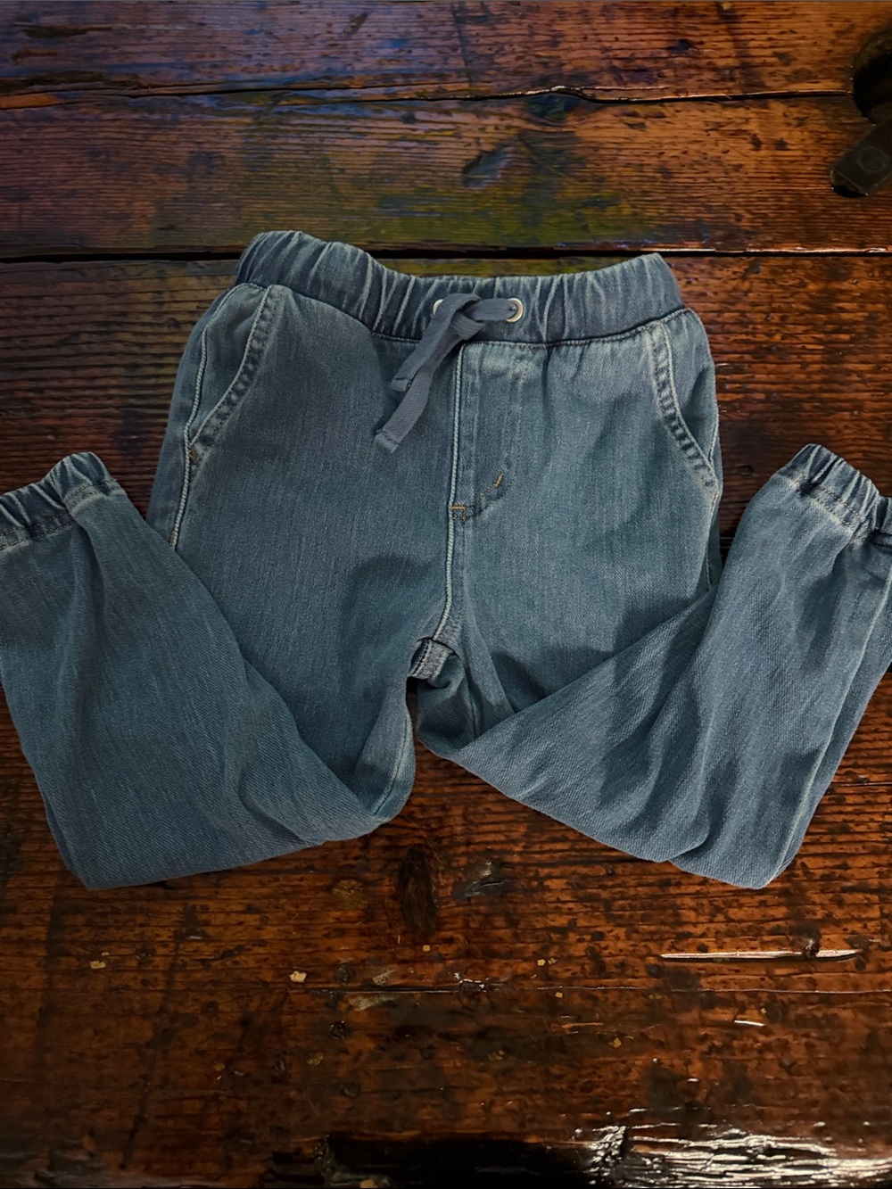 Little Sleepies Blue Jogger Jeans for Kids